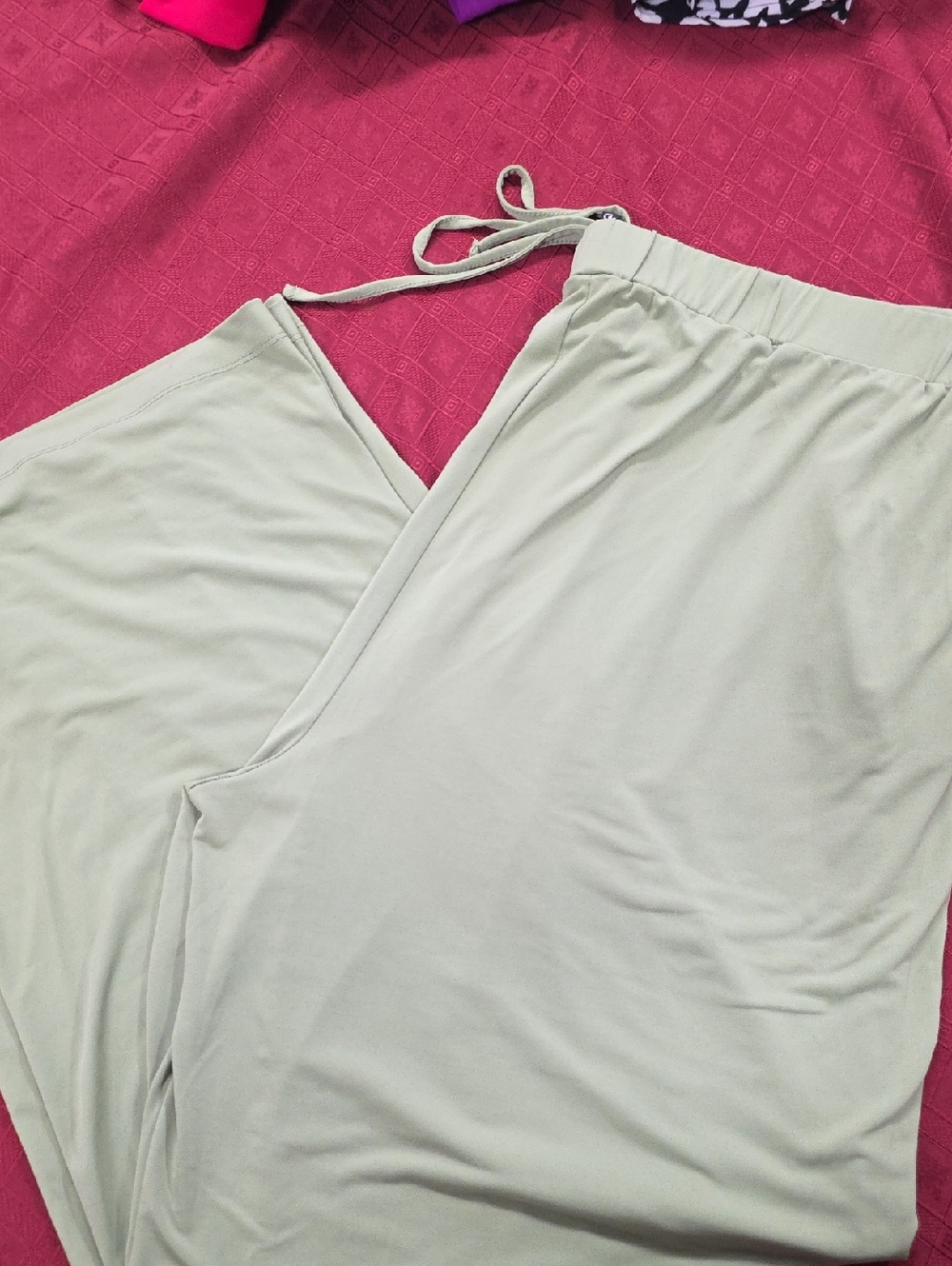 new directions Light Sage Drawstring Lounge Pants